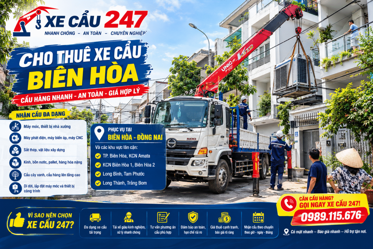 Thuê Xe Cẩu Biên Hòa