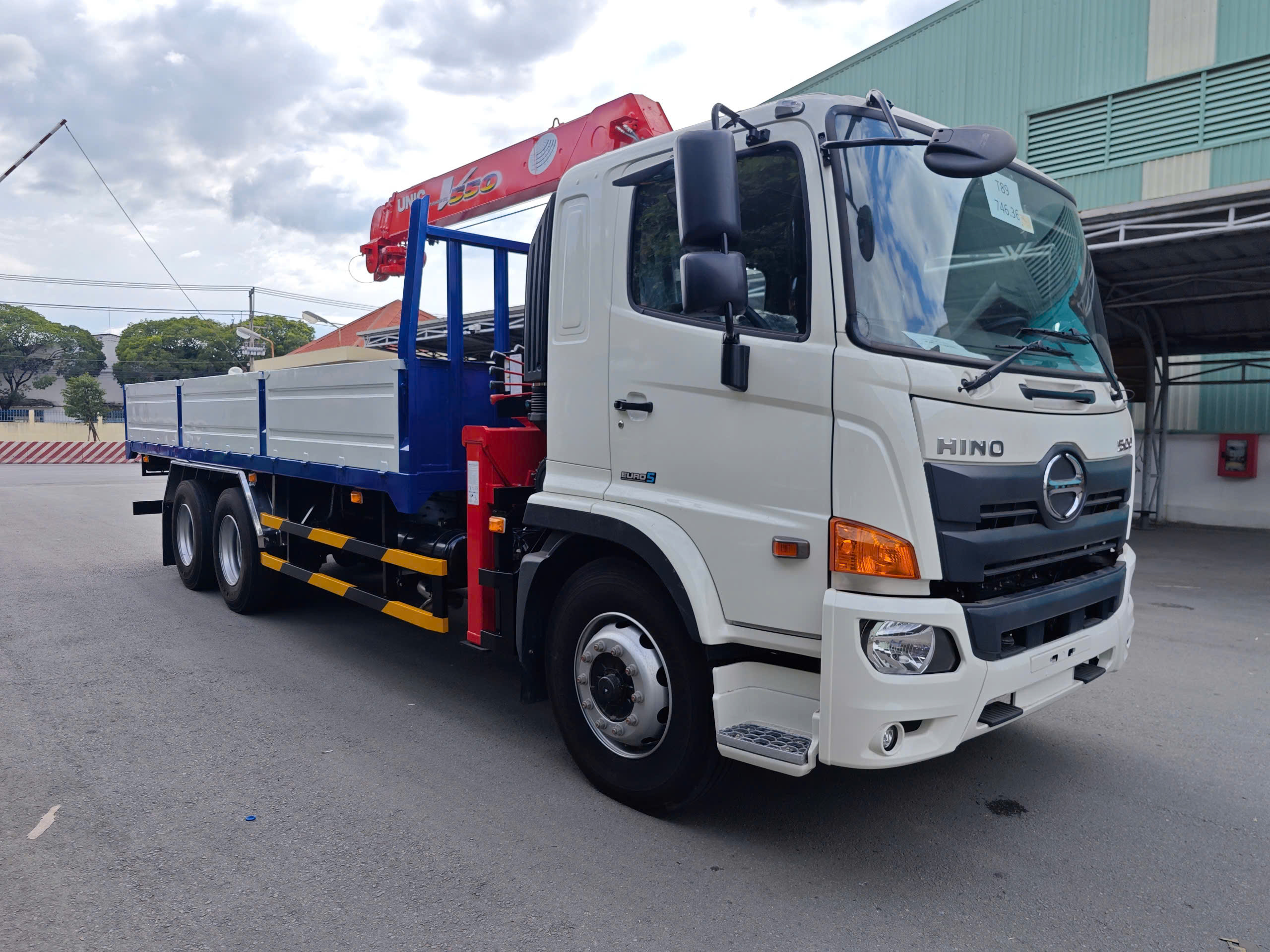 Xe Cẩu Hino FLJT8A Euro5 15 Tấn