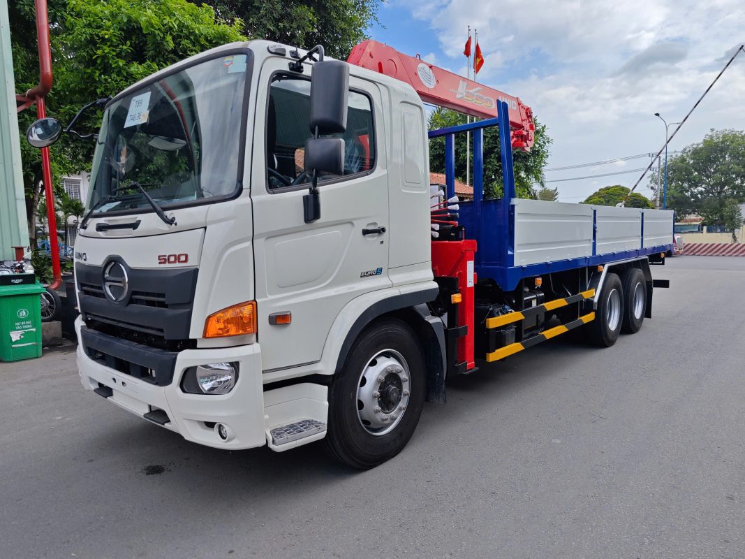 Xe Cẩu Hino FLJT8A Euro5 15 Tấn