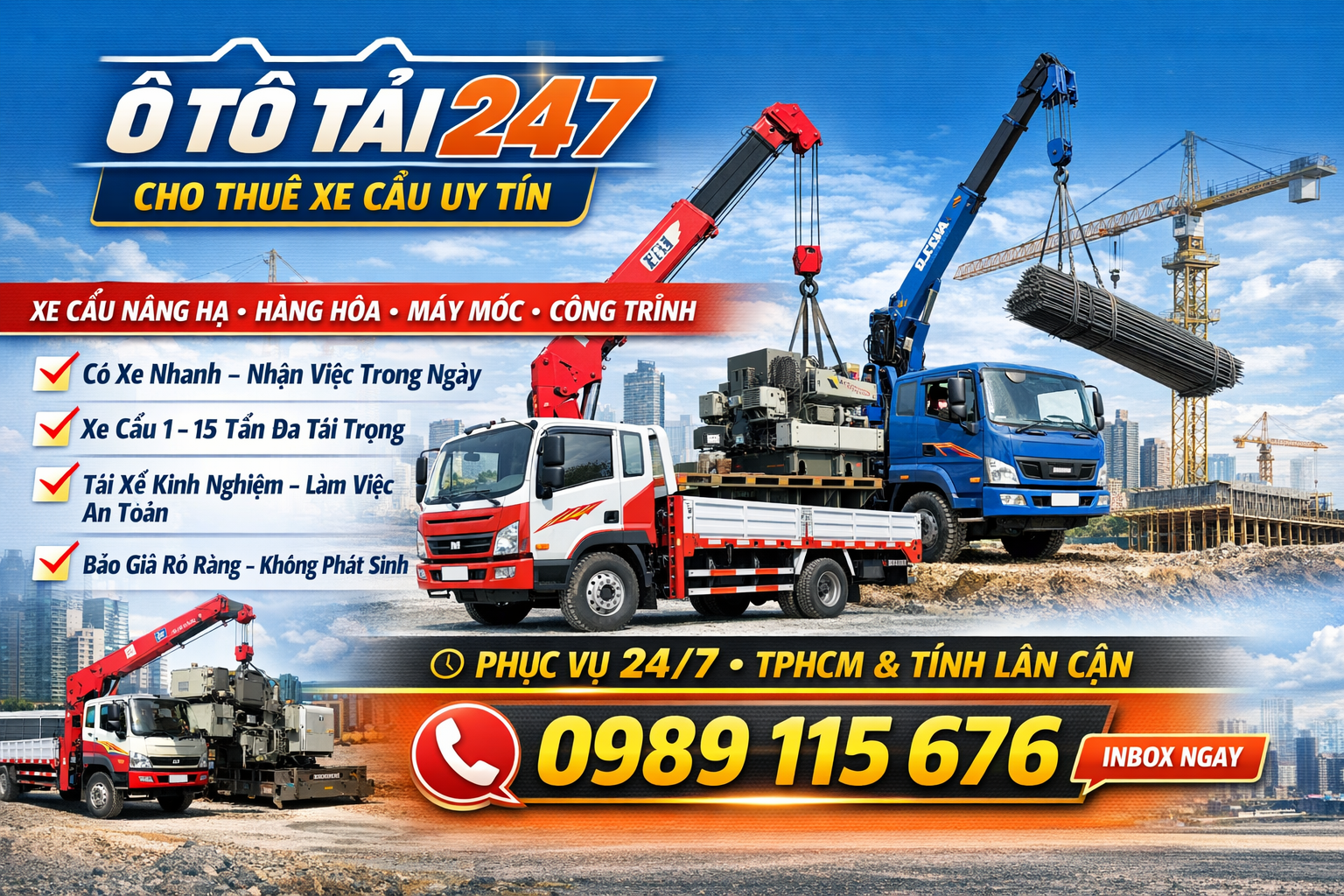 Cho Thuê Xe Cẩu