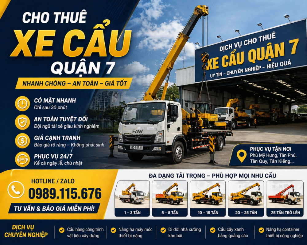 Thuê xe cẩu quận 7