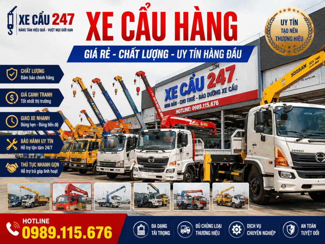 Xe cẩu hàng quận 7