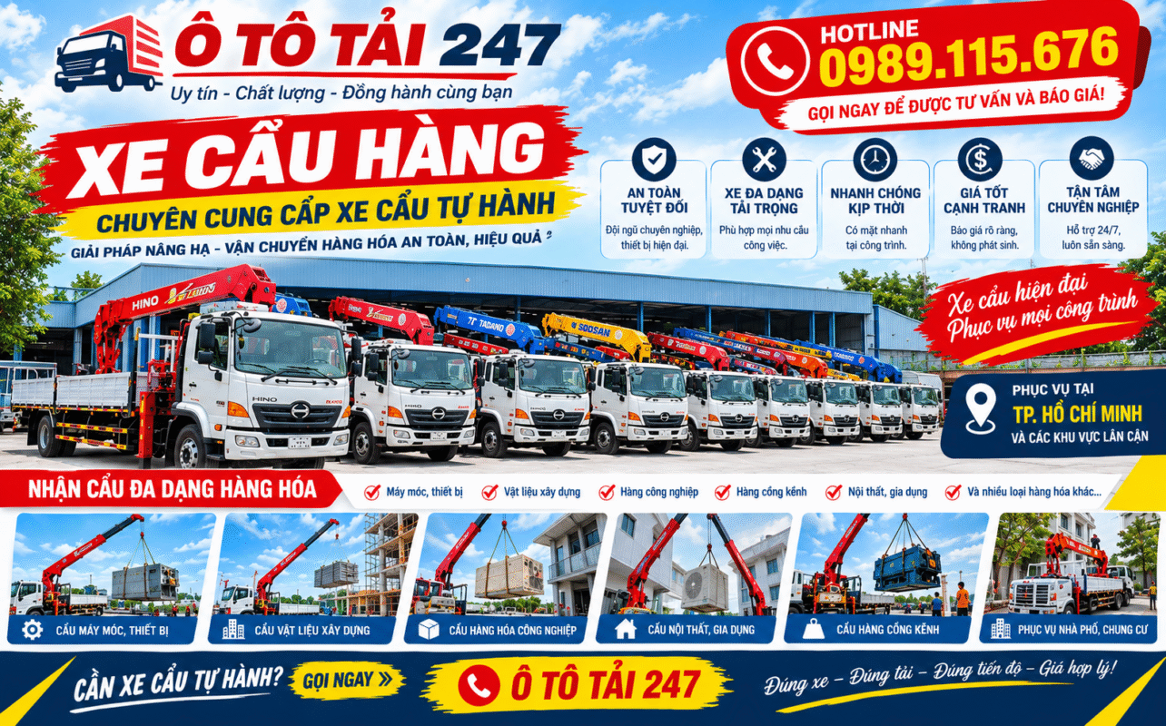 Cho Thuê Xe Cẩu Tự Hành