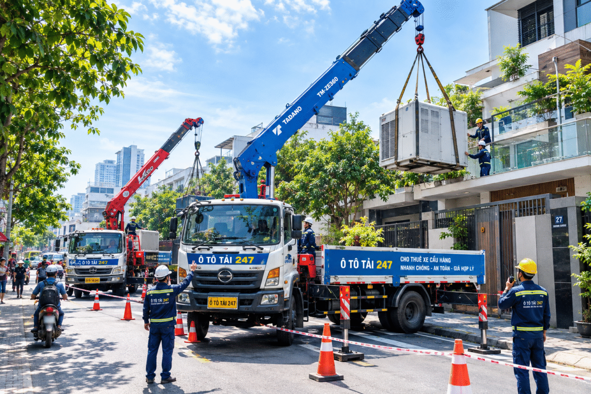 Dịch Vụ Cho Thuê Xe Cẩu Quận 2