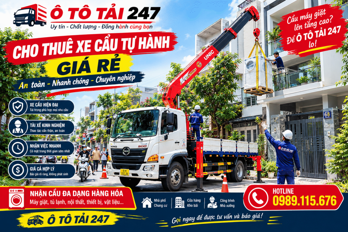 Thuê Xe Cẩu Tự Hành Giá Rẻ