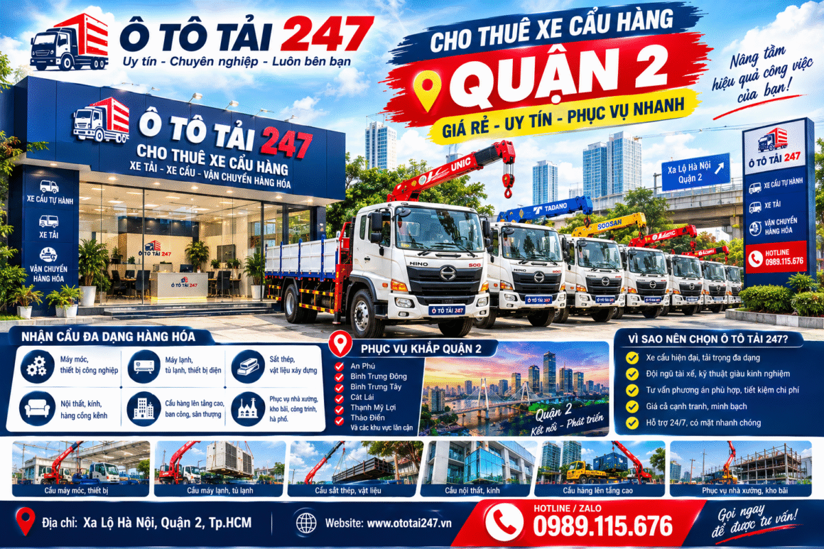 Xe Cẩu Thuê Quận 2