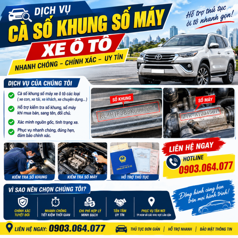 Cà Số Khung Số Máy 
