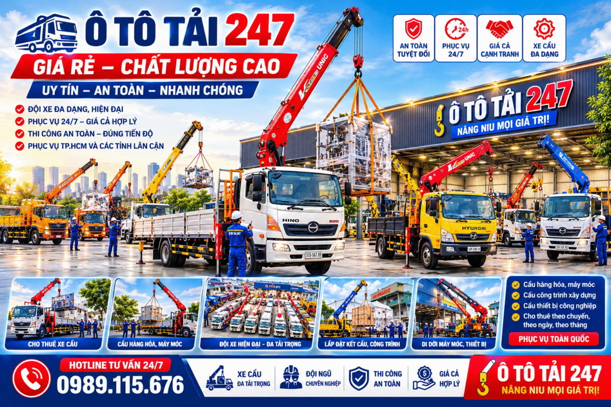 Cho Thuê Xe Cẩu Quận 2