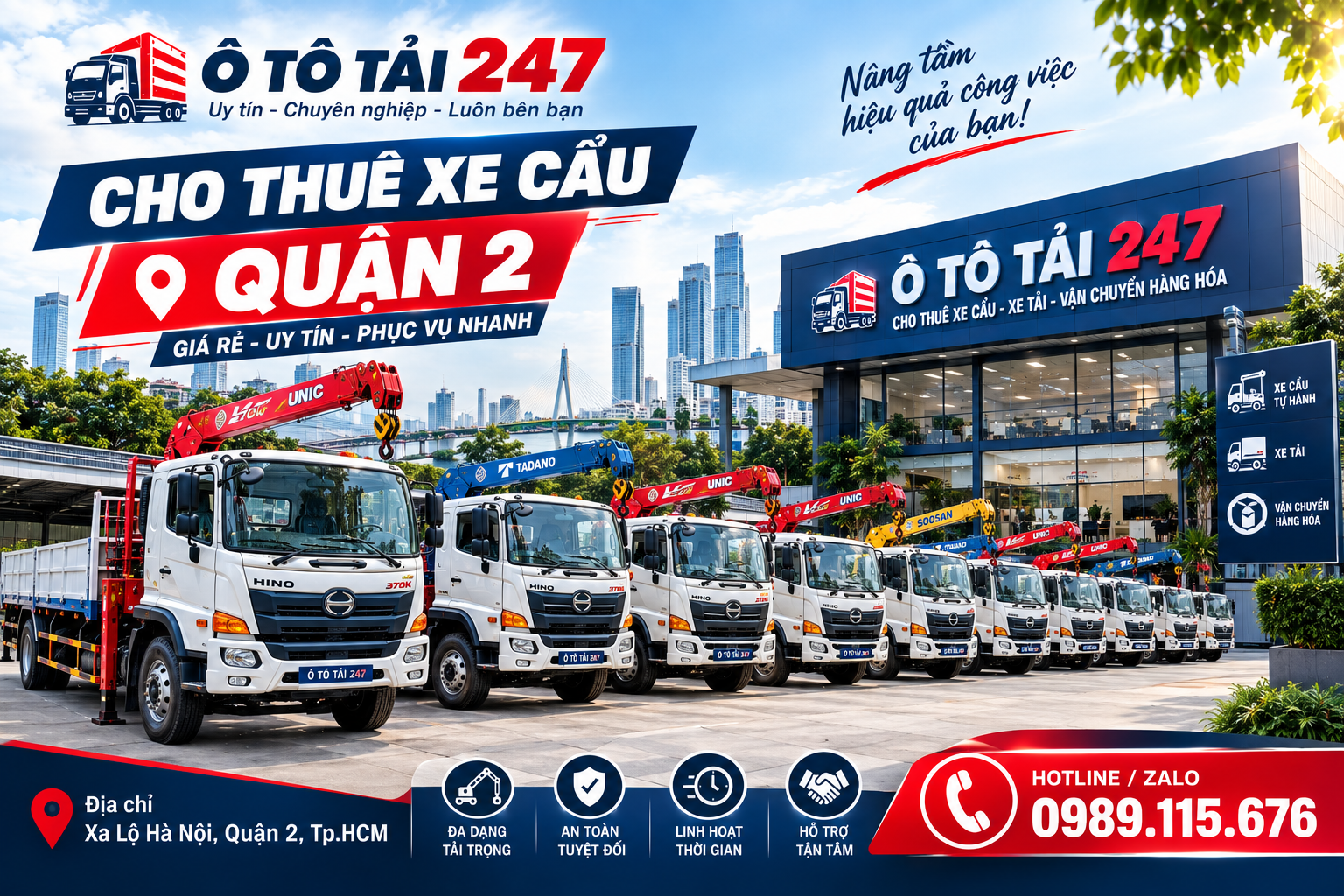 Xe Cẩu Quận 2